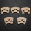 10 stks Maple 4/4 Full Size Viool Brug Qin Code Viool Accessoires 5
