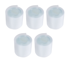 5 Pcs 2M 43mm 27mm Dia PVC Heat Shrink Tubing Clear for 1 x 26650 Battery