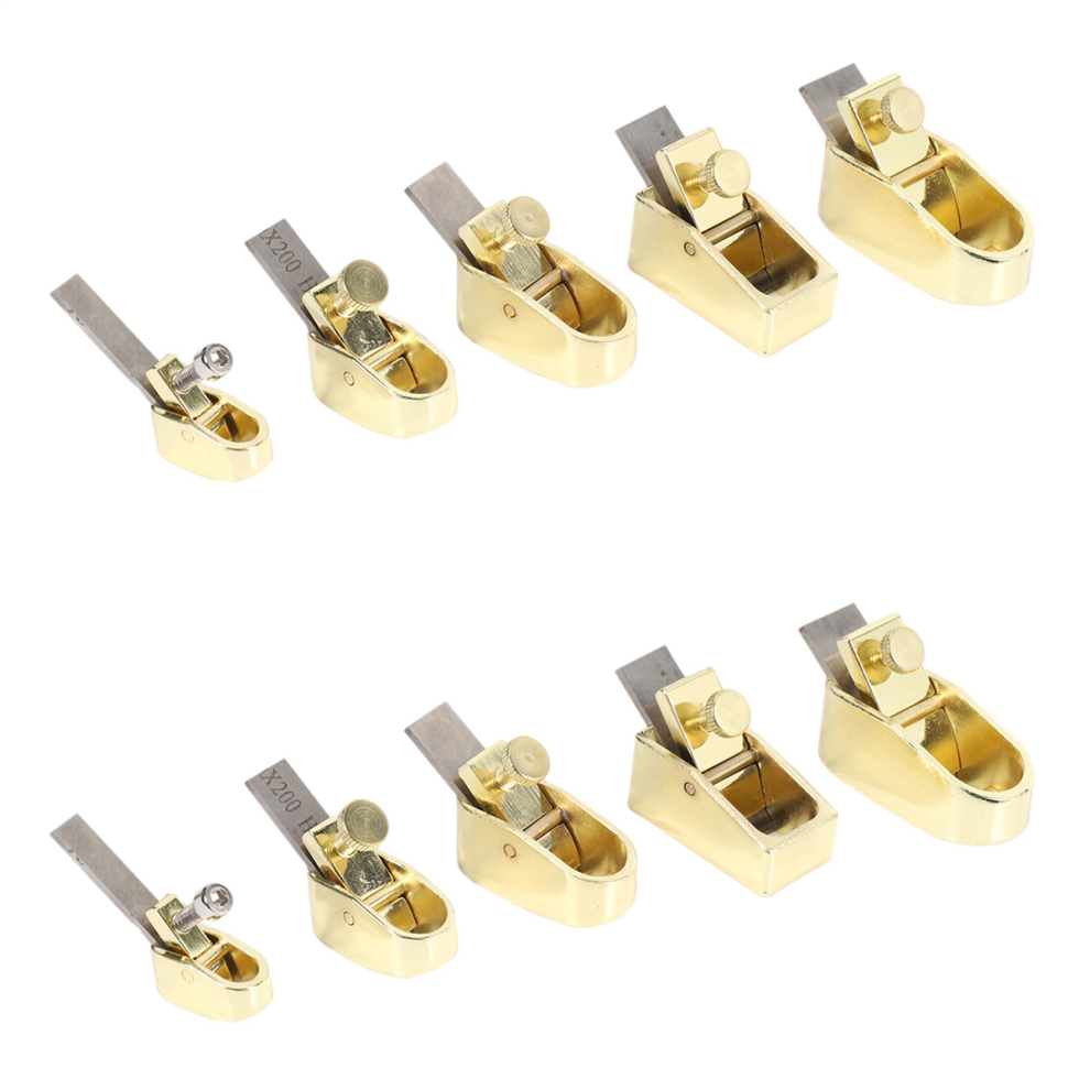 10 Piece Woodworking Plane Cutter Set Curved Metal Copper Luthier Tool Violin Viola Cello Wooden Instrument 4761833227328