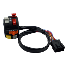 Commutateur de guidon gauche ATV/Quad - réf 4012435 noir ABS compatible Sportsman/Scrambler/Trail