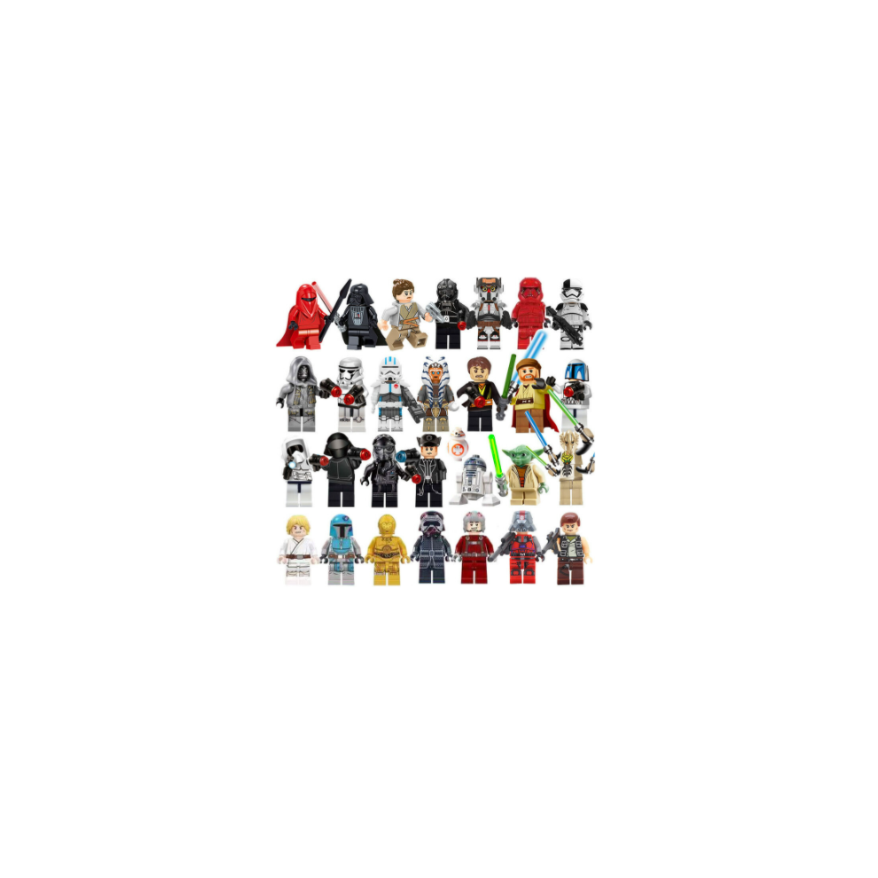 29pc Star Wars Minifigures Set Fit Lego