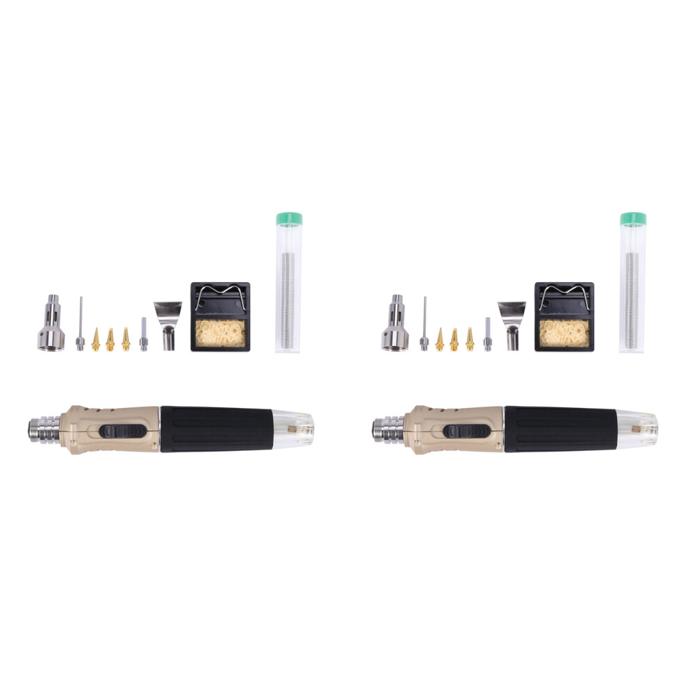 Kit de fer à souder au gaz butane professionnel 2X -1115K Kit de soudage Torche