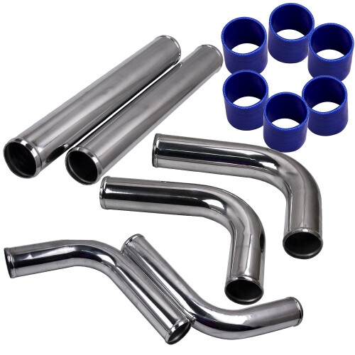 2.5" INTERCOOLER PIPING KIT Ladeluftkühler Rohrschellen Kit Universal 2