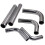 2.5" INTERCOOLER PIPING KIT Ladeluftkühler Rohrschellen Kit Universal 4