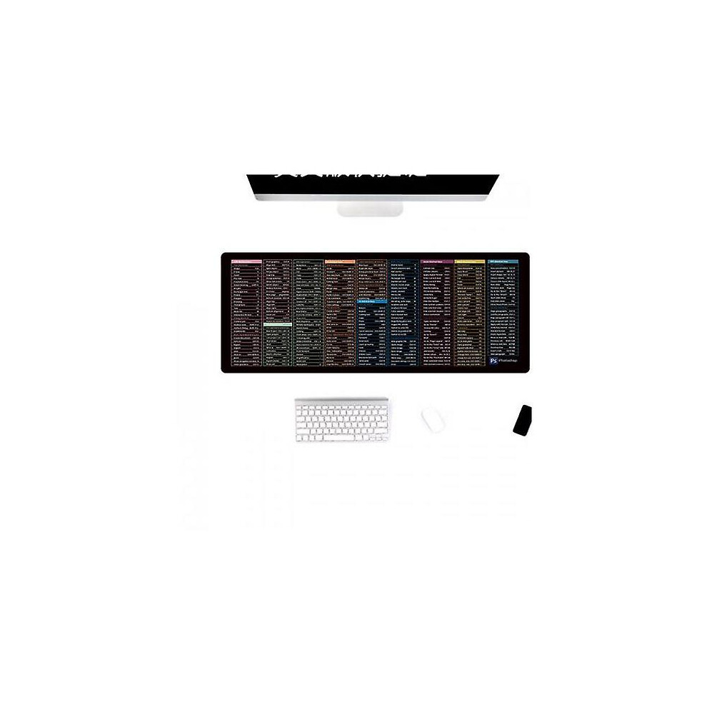 English Ps Shortcut Key Mouse Pad Large Non-Slip 8795863786704
