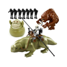 Star Wars Dewback Rancor Jabba Minifigures Kids Toys Gift fit ror