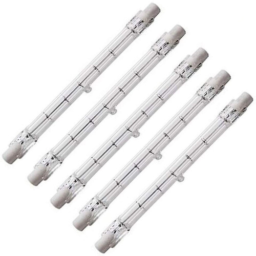 5pcs Lighting 1000w Halogen R7s Energy Saving Linear Halogen Floodlight Security Light Bulbs J189 1
