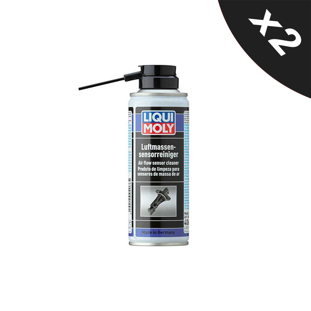 Liqui Moly - Air Sensor Clean Mass Air Flow Meter Cleaner Petrol Diesel 2x200ml