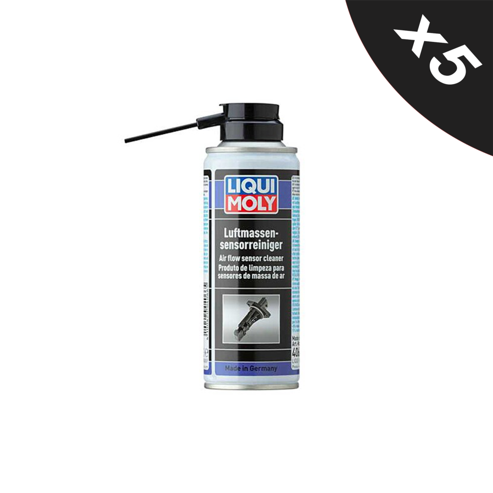 Liqui Moly - Air Sensor Clean Mass Air Flow Meter Cleaner Petrol Diesel 5x200ml