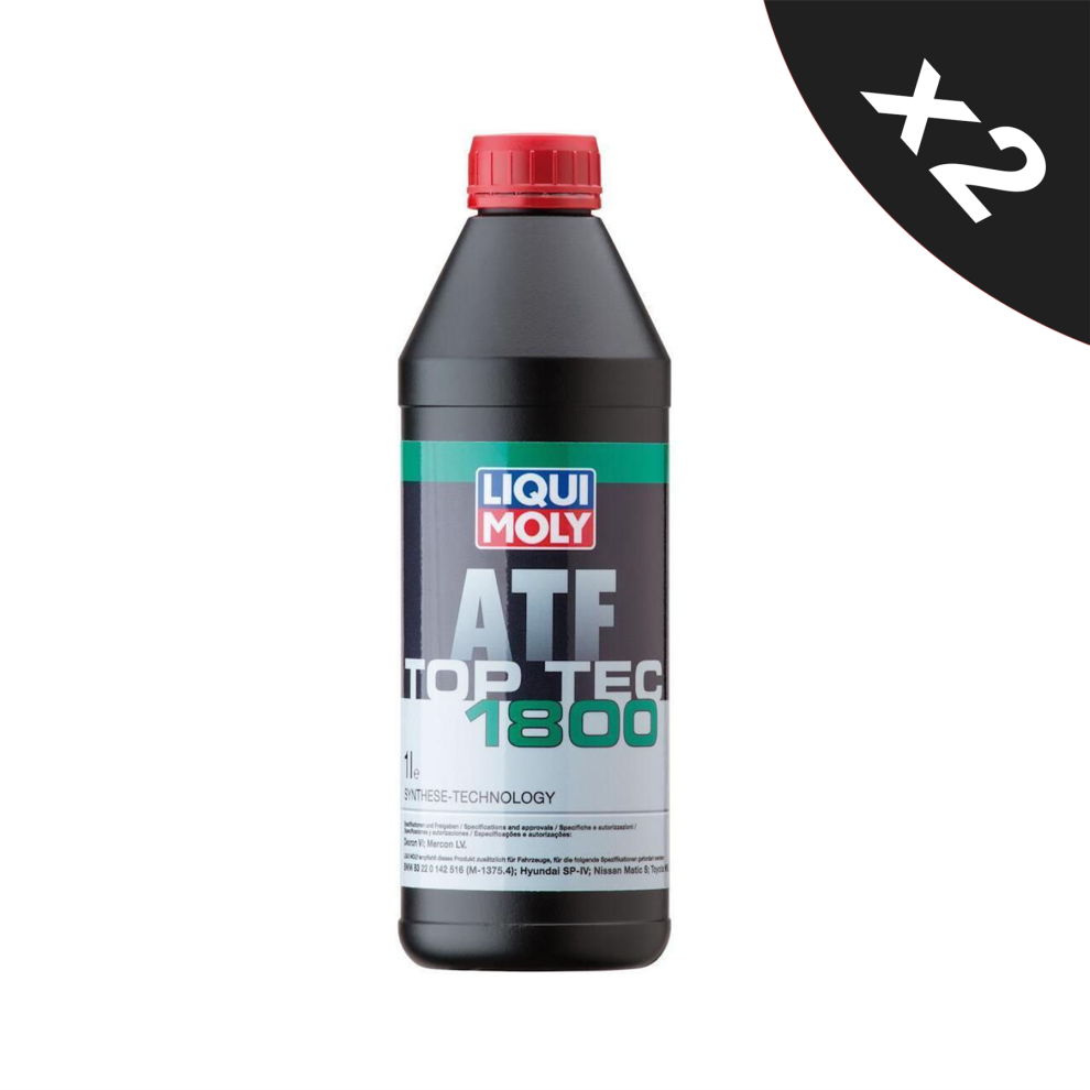 Liqui Moly Top Tec ATF 1800 Automatic Transmission Fluid Dexron 6 VI 2x1L