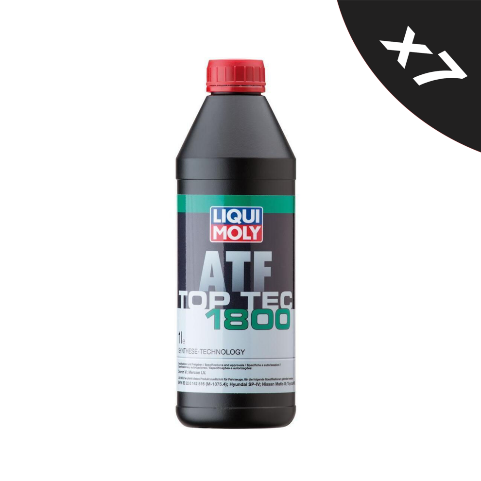 Liqui Moly Top Tec ATF 1800 Automatic Transmission Fluid Dexron 6 VI 7x1L