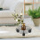 Metal Plant Flower Pot Trolley on Wheels Indoor Outdoor tools 3