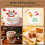 Cake Templates Coffee Stencils Reusable Painting Cake Stencil 6