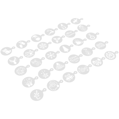 Cake Templates Coffee Stencils Reusable Painting Cake Stencil 2