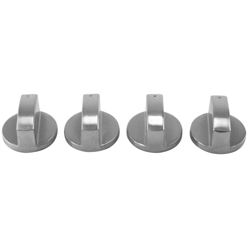 Lot de 4 boutons de cuisinière à gaz en métal pour la cuisine 6 mm