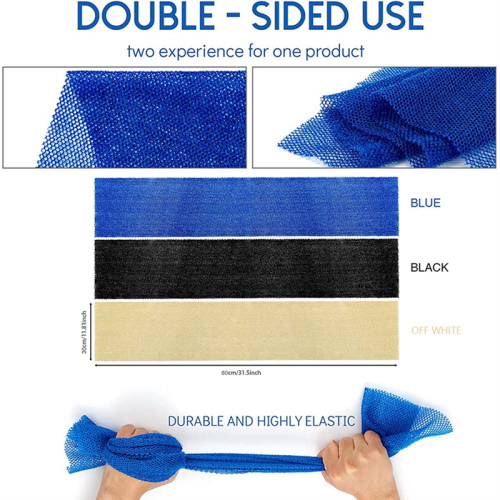 3 Pieces African Net Long Net Sponge Exfoliating Shower 2