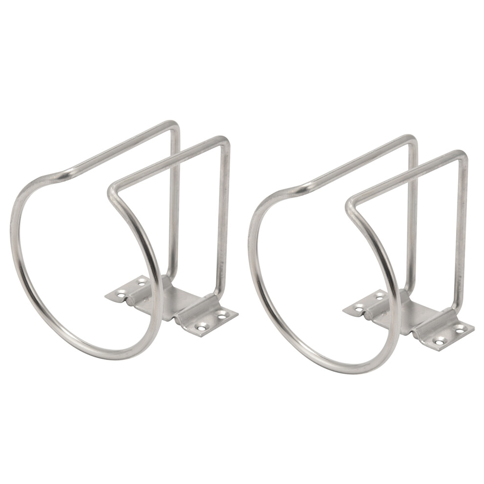2Pcs Stainless Steel Ring Cup Holder For Marine Yacht Truck Rv 4853236960190