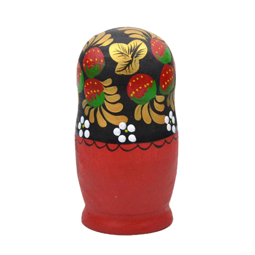 5PCS Matryoshka Dolls Nesting Dolls Handmade Cute Wood 1
