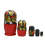 5PCS Matryoshka Dolls Nesting Dolls Handmade Cute Wood 4