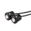 2 pezzi LED Eagle Eye luce di retromarcia luce bianca 9W nero 5