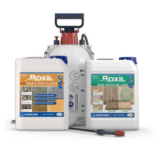 Roxil Wood Waterproofing Liquid and Roxil 100 Sprayer Kit 25m²