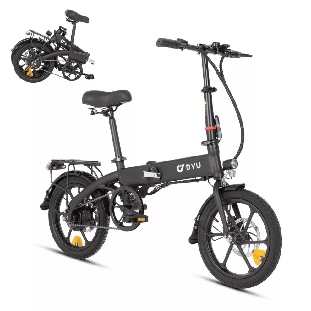 DYU A1F Pro 16 Inch Electric Folding Bike 250W 36V 7.5Ah City E-Bike