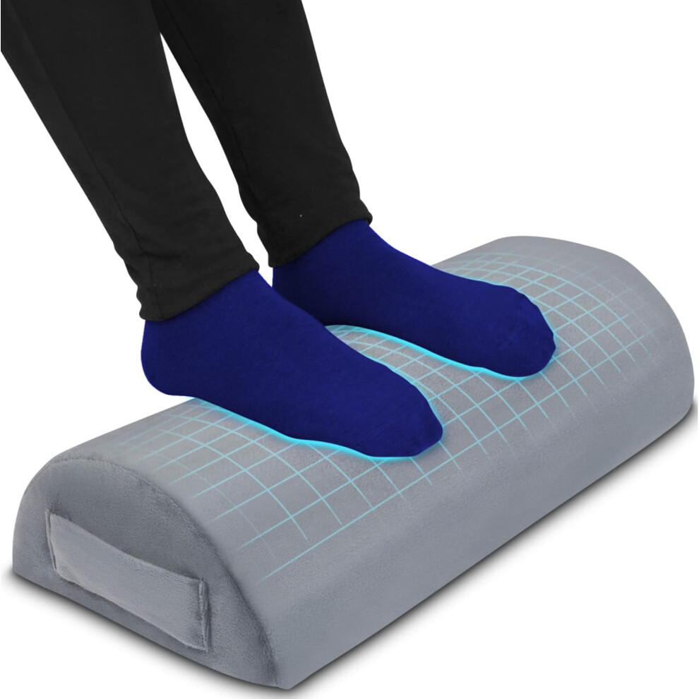 Foot Rest Under Desk Cushion Lumbar Support Pillow Leg Knee Bolster Memory Foam