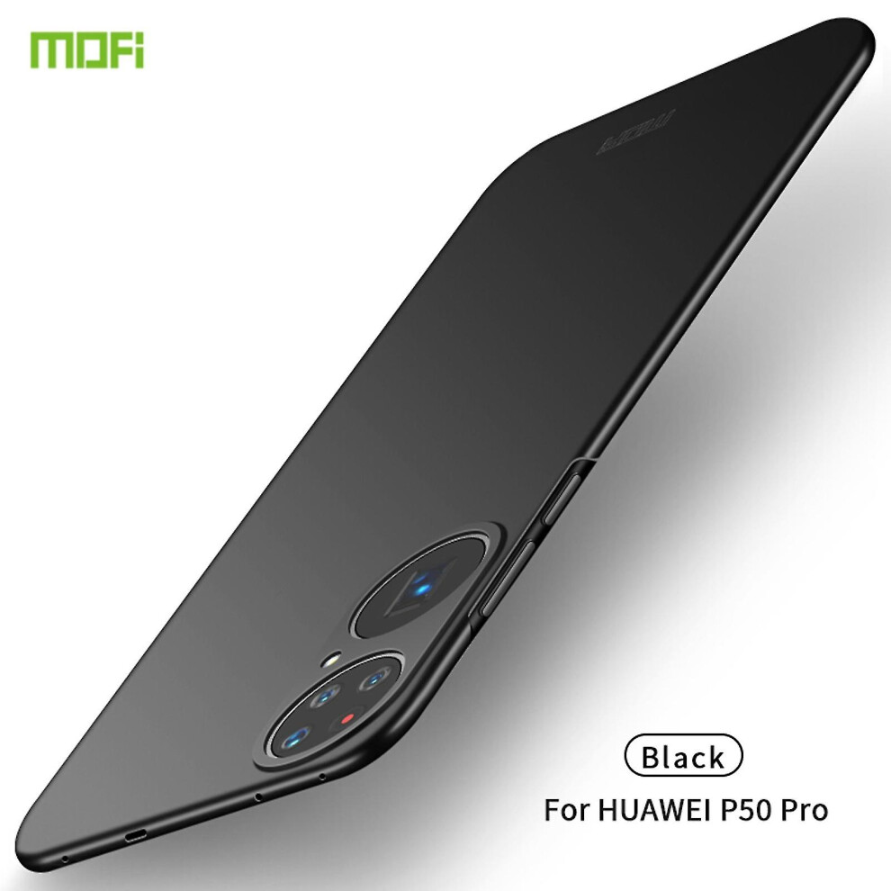 (Black) For Huawei P50 Pro Frosted Pc Case Black 8107441077775