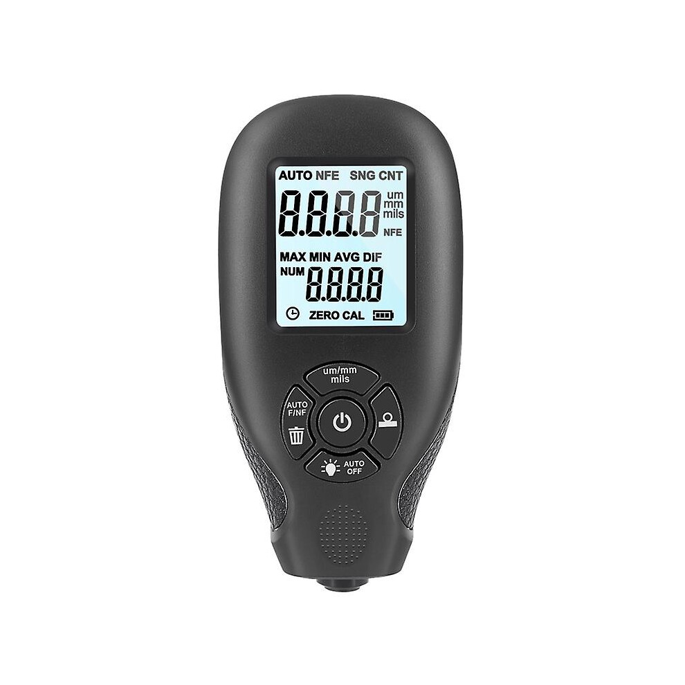 Paint Thickness Tester Car Coating Film Thickness Gauge 0~2000Um Digital Coating Meter With Lcd Display Automotive Paint Films Tester 8107441078024