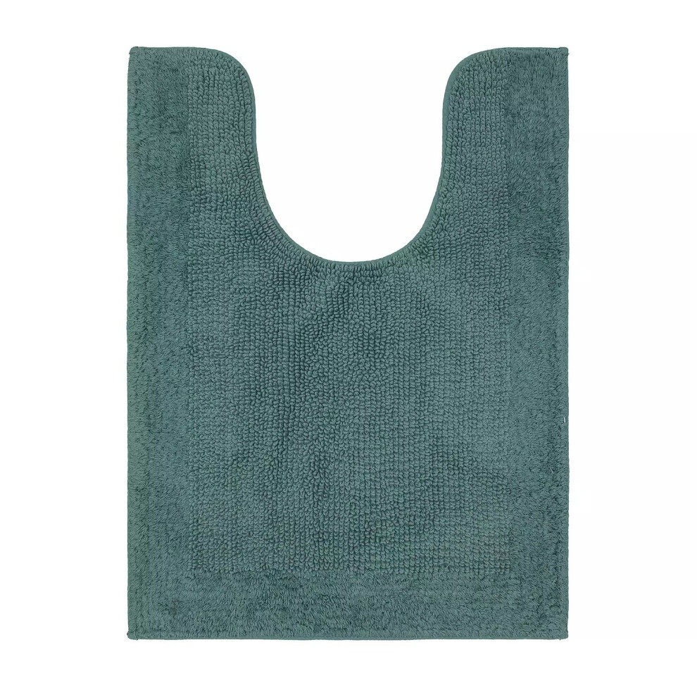 Sonoma Goods For Life Cotton Reversible Bath Contour Rug - Dark Aqua-image-OPC-PFVPQPF-NEW