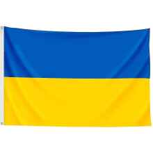 Ukraine Flag 3ftx5ft Ukrainian National Flags Polyester With Brass Grommets 3x5 Foot Flag(90cm*150cm)