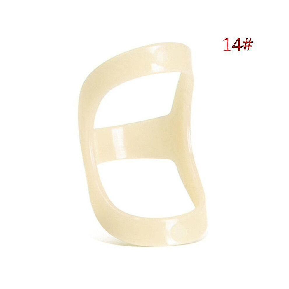 (N14) 14pcs Finger Splint Fixed Ring Adjustable Broken Finger Joint Stabilizer Finger Splint Protector Straightening Arthritis