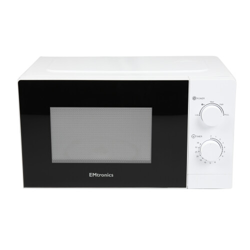 EMtronics EMtronics 20 Litre White Microwave 700W With Defrost Settings 2