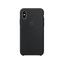 (Black) Silicone Phone Case For Iphone X