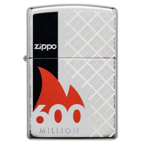 Zippo Zippo Limited Edition 600 Million Design Wind Proof Flame Flip Top Lighter