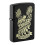 Zippo Zippo Harley Davidson Lighter Golden Eagle Motorcycle Black Matt Windproof Flame 1