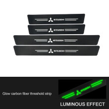 (Mitsubishi 4pcs) Auto Door Sill Protector Anti-scratch Door Sill Protector For Automotive Tool Accessories