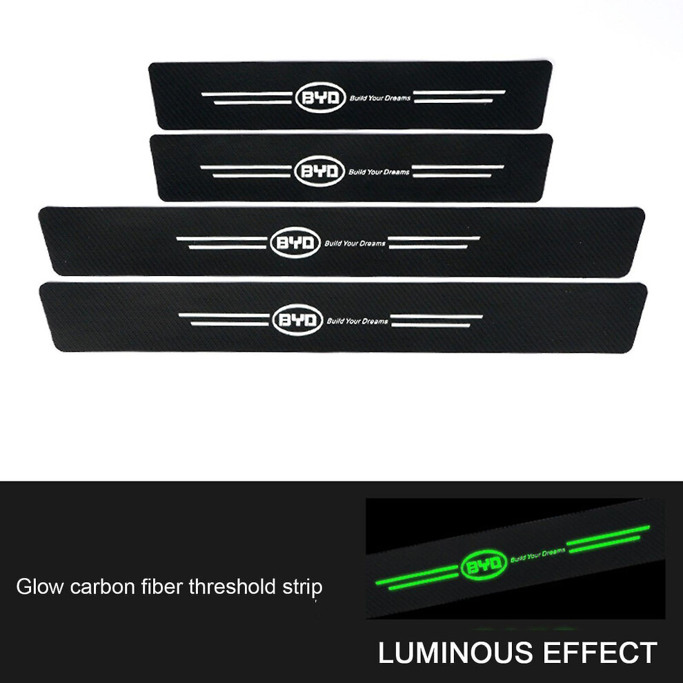 (Byd 4Pcs) Auto Door Sill Protector Anti-Scratch Door Sill Protector For Automotive Tool Accessories 8107441095052