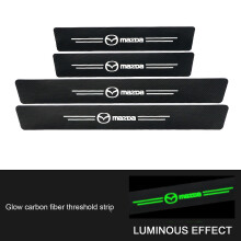 (Mazda 4pcs) Auto Door Sill Protector Anti-scratch Door Sill Protector For Automotive Tool Accessories
