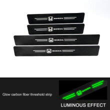 (HONDA 4pcs) Auto Door Sill Protector Anti-scratch Door Sill Protector For Automotive Tool Accessories