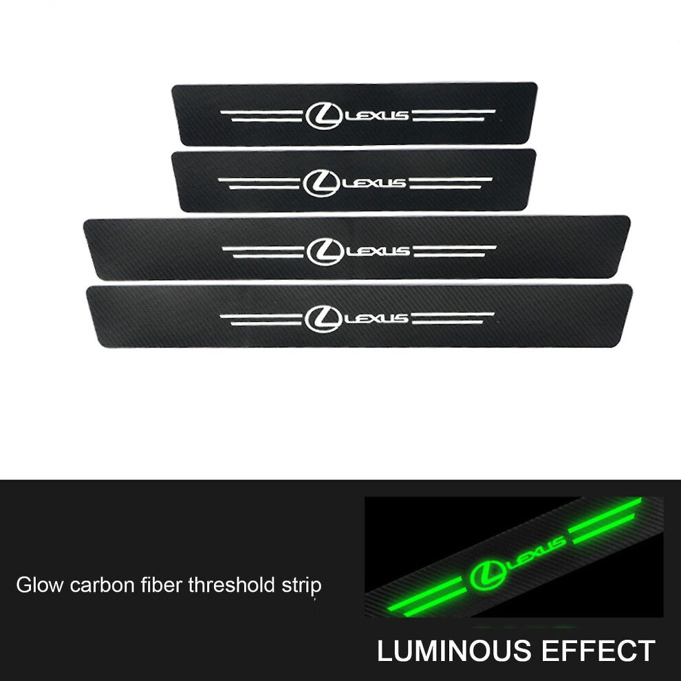 (Lexus 4Pcs) Auto Door Sill Protector Anti-Scratch Door Sill Protector For Automotive Tool Accessories 8107441095403