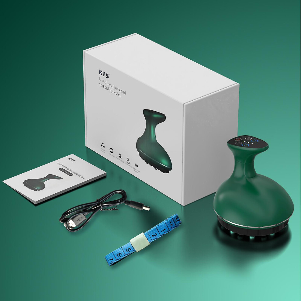 Kts Cupping Therapy Device Vacuum Scraper For Pain Relief Portable Suction Massager 9 Adjustable Suction Levels Gua Sha Massage