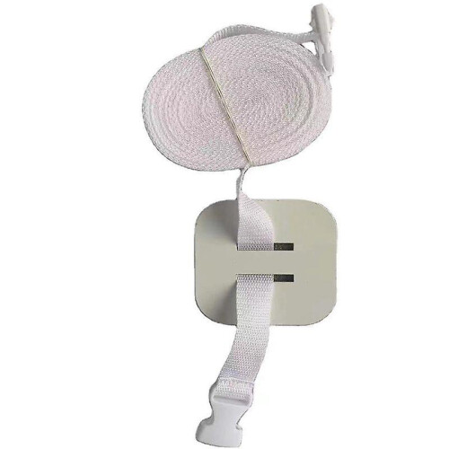 6m Co-sleeping Cot Strap, Adjustable Crib Strap Side Bed Attachment White Strap For Bedding Box Spring Bed 1