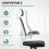 Homcom HOMCOM Ergonomic Mesh Office Chair with Headrest, Lumbar Support, Black 3