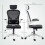 Homcom HOMCOM Ergonomic Mesh Office Chair with Headrest, Lumbar Support, Black 2
