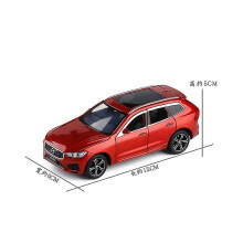 (Red) 1/32 Alloy Xc60 Suv Off-road Diecast Model Toy Cars Sound Light Pull Back Car Vehicle Toys For Children
