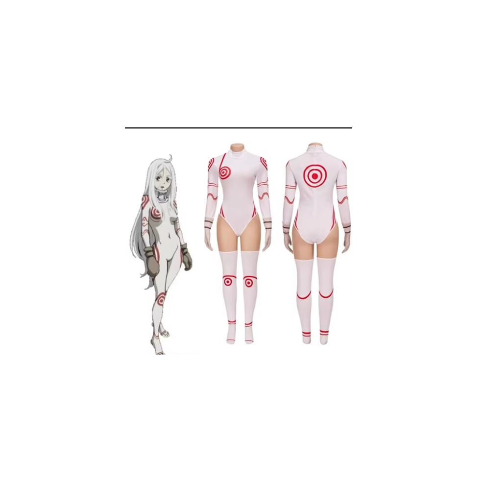 (XL) Deadman Wonderland Shiro Cosplay  Sexy Jumpsuit-image-OPC-PFVPWGW-NEW