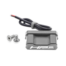 (gray LED lights) For Bmw Hp2megamoto Hp2 Megamoto 2006 2007-2009 All Year License Plate Holder Number Plate Frame Led Light Bracket  Turn Signal