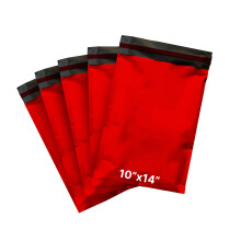 (10 x 14 Inch, 30) Red Mailing Bags All Sizes Poly Postage Large Strong Self Seal Plastic Postal
