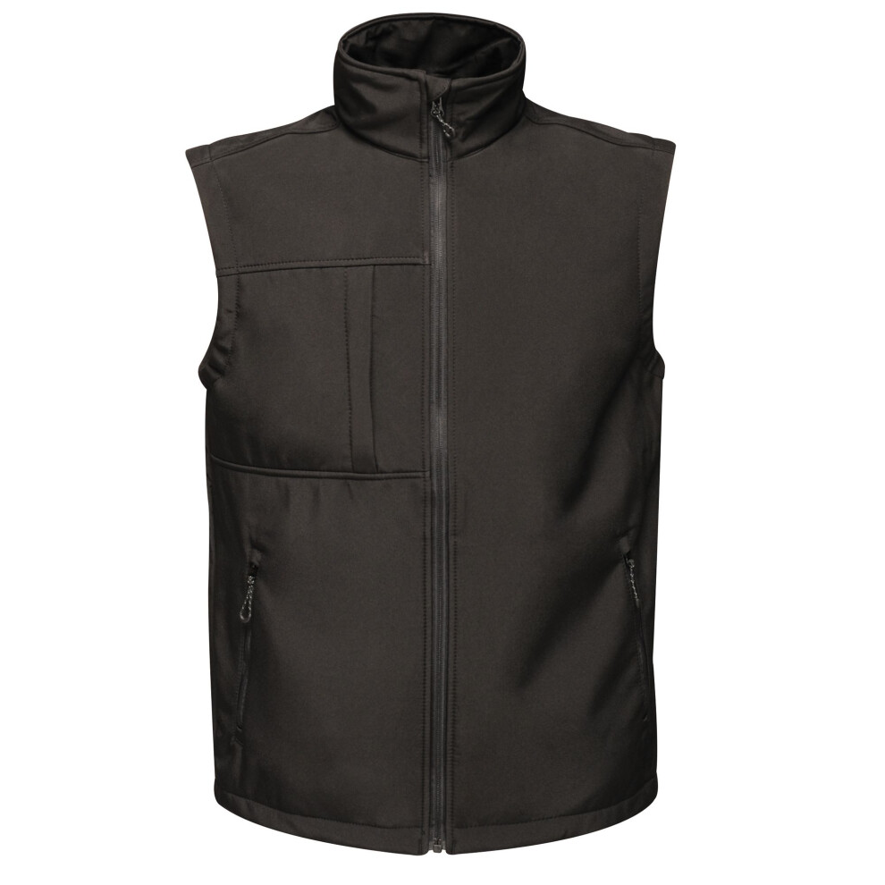 (5XL, Black) Regatta Mens Octagon 3 Layer Printable Softshell Bodywarmer